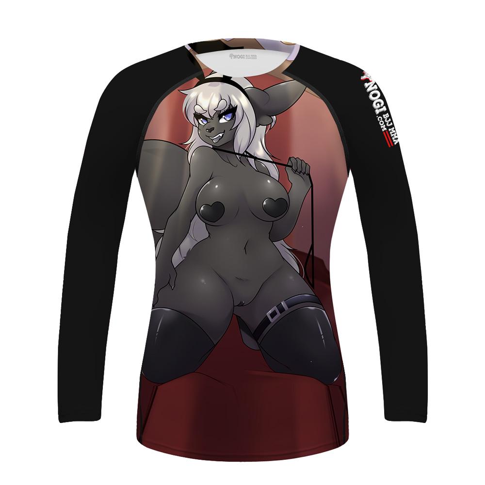 Anime Sexy Jiu Jitsu Training Rash Guard Baselayer Swimming Diving Shirt –  NOGI BJJ MMA