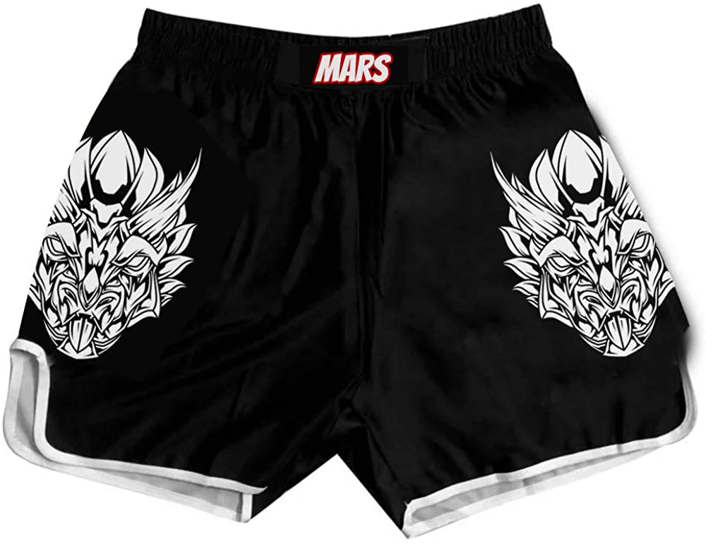 SOTF Boxing Shorts Men Muay Thai Fight Shorts MMA Shorts for Men BJJ Large