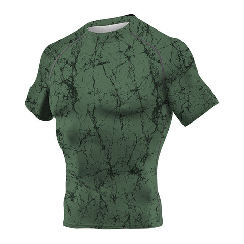 Green Landscape BJJ Rash Guard