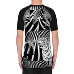 Zebra Tiger Stripes Youth Boys Kids Girls UV/Sun Protection Short Sleeve BJJ Rash Guard